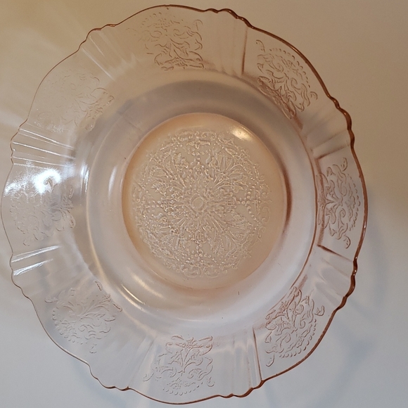 MacBeth Evans AMERICAN SWEETHEART Glass Etched Bowl - Picture 4 of 4